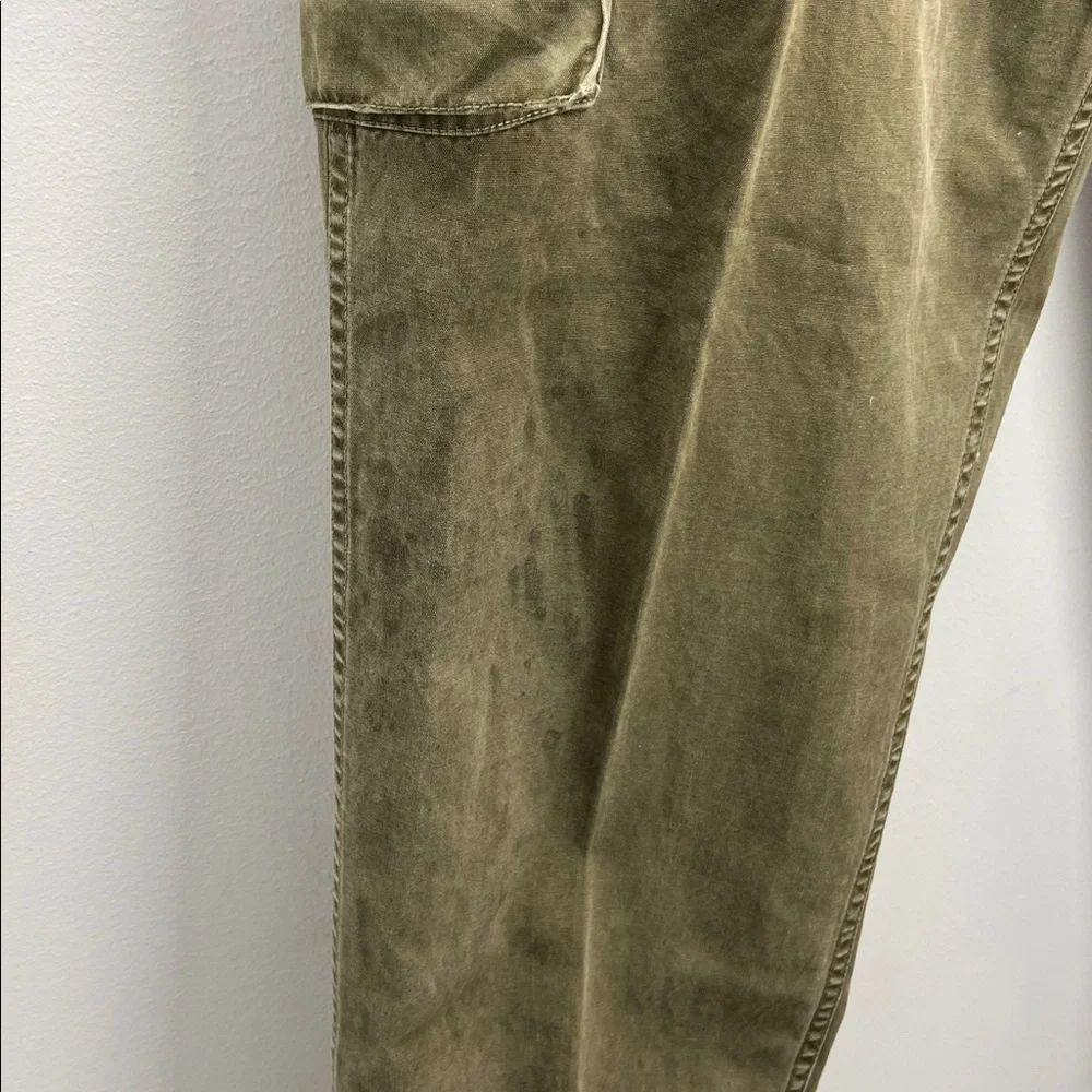 Vintage Banana Republic Civilian Reserve Cargo Pants Army Green Mens 31 80s 90s
